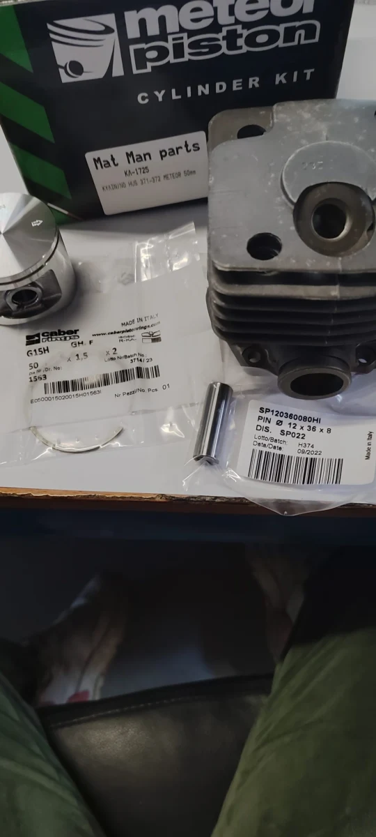 METEOR ΙΤΑΛΙΑΣ ΚΥΛΙΝΔΡΟΠΙΣΤΟΝΟ ΑΛΥΣΟΠΡΙΟΝΟΥ HUSQVARNA 371XP-372 JONSERED 2071-2171 50MM